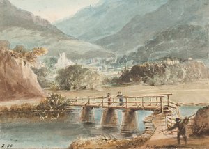 Viejo Puente del Molino, 1843 de John Harden