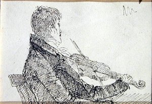 Tocando el Violín de John Harden