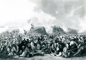 La Batalla de Sobraon 10 de febrero de 1846 de John Harris