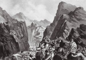 Aniquilación del ejército griego, 811 (litografía) de John Harris Valda