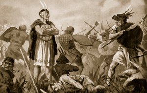 Huscar y Atahualpa luchando por el Imperio Inca de John Harris Valda