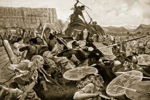 La batalla de Aquae Sextiae, 102 a.C. de John Harris Valda