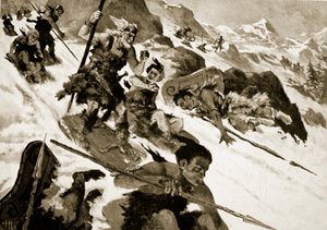 Los cimbrios en los Alpes de John Harris Valda