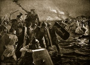 El ataque romano a Anglesey de John Harris Valda