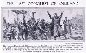 La última conquista de Inglaterra 1066 d.C., c.1950