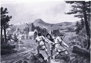 Montañeses valacos fundando una ciudad en el siglo IX, de Hutchinson