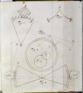 Diagrama de movimientos de cronómetro de John Harrison