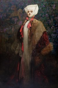 La Dama (óleo sobre lienzo) de John Hassall