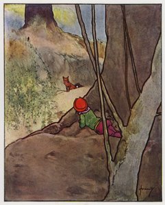 El zorro (litografía en color) de John Hassall