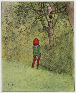 El arrendajo (litografía en color) de John Hassall