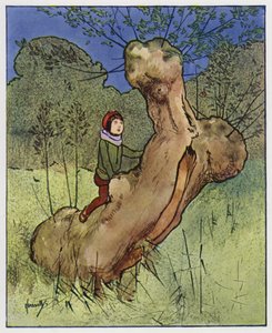 El reyezuelo (litografía en color) de John Hassall
