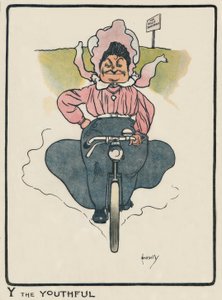 Y el joven / J. Hassall / Dibujo, 1903 de John Hassall