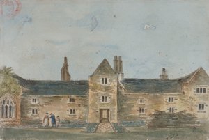 Asilos de ancianos de Ellis Davy, Croydon, Surrey, c. 1800 de John Hassell