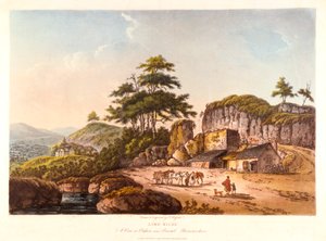 Hornos de Cal. Una Vista en Clifton cerca de Bristol, Gloucestershire