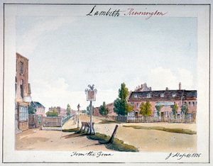 Vista de Kennington, Lambeth, Londres, 1825