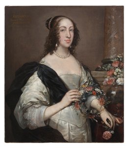 Elizabeth Wray, Baronesa Norris, c.1638, repintado c.1645 de John Hayls