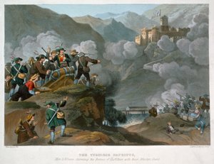 Los patriotas tiroleses asaltan la fortaleza de Kuffstein con sus cañones de madera de John Heaviside Clark