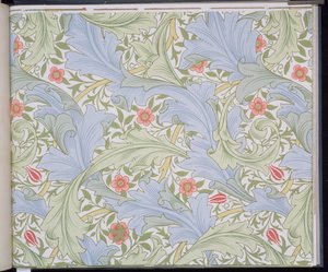 Papel Tapiz Granville, diseñado por John Henry Dearle (1860-1932) para Morris and Company, 1896 de John Henry Dearle