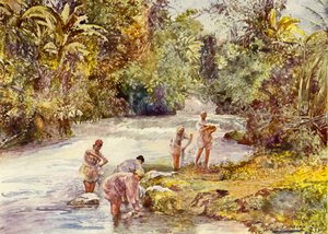 El río Blanco, Jamaica de John Henry Frederick (after) Bacon
