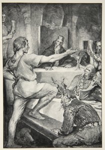 Beowulf responde altivamente a Hunferth, de 