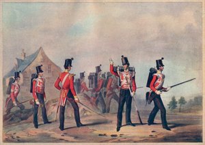 Regimientos de Infantería Ligera mostrando la 90ª Infantería Ligera, siglo XIX 1909 de John Henry Lynch