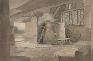 Estudio del interior de una casa de campo de John Henry Mole