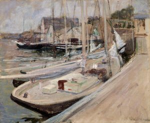 Barcos de pesca en Gloucester, 1901 de John Henry Twachtman