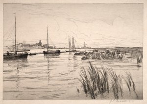 Diques de Holanda de John Henry Twachtman