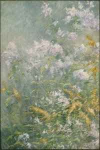 Flores de pradera (vara de oro y áster silvestre), c.1892 de John Henry Twachtman
