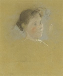 Estudio de una Cabeza, c.1888-95 de John Henry Twachtman