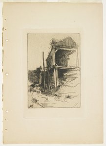 El molino abandonado, 1888-1889 de John Henry Twachtman