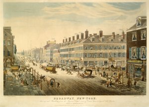 Broadway, Nueva York, pub. 1850