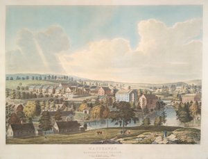 Matteawan. Village de fabricación, cerca de Fishkill Landing, N. York de John Hill