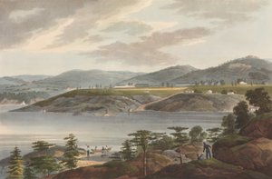West Point No. 16 de The Hudson River Portfolio, 1825 de John Hill
