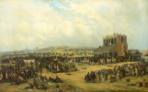 Antes de la Carrera (Carreras de Nottingham), 1865 de John Holland