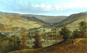 Cragg Vale y Stocks Hall desde Broadbottom de John Holland