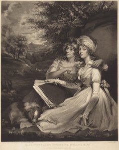 Hijas de Sir Thomas Frankland, baronet (Las hermanas) de John Hoppner