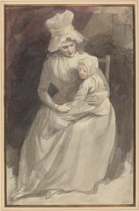 La Sra. Skinner y su hijo de John Hoppner