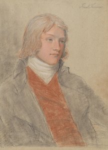 Estudio de retrato de un joven, posiblemente Frank Issom de John Hoppner