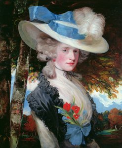 Retrato de la Honorable Sra. Hugo Meynell (1762-1817) de John Hoppner