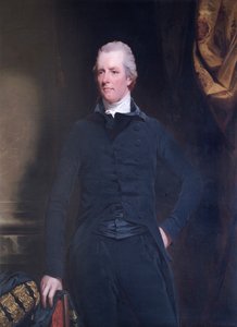 Retrato de William Pitt el Joven, político británico y primer ministro