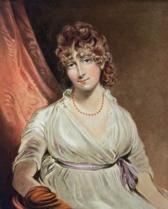 Retrato de la Honorable Sra. Bouverie grabado por I.R Smith