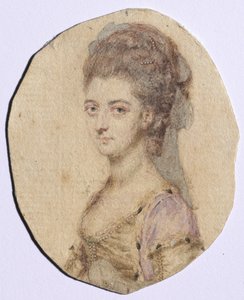 Retrato de Charlotte Bertie, nacida Warren, 4ª Condesa de Abingdon de John I Smart