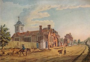 La Capilla Vieja, Kentish Town, c1770, 1925 de John Inigo Richards
