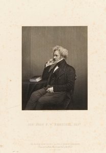 Sir John Frederick William Herschel (1792-1871), hacia 1860 (grabado a punzón)