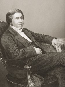 Charles Haddon Spurgeon (1834-92) (grabado por D.J. Pound de una fotografía, de 