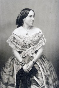 Clara Novello (1818-1908) grabado por D.J. Pound a partir de una fotografía, de 