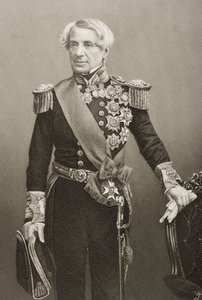 Edmund Lyons (1790-1858) grabado por D.J. Pound de una fotografía, de 