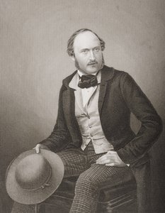 S.A.R. el Príncipe Alberto (1819-61) Príncipe Consorte de Gran Bretaña e Irlanda (grabado por D.J. Pound de una fotografía, de 