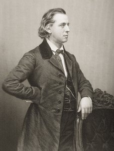 Henry Ward Beecher (1813-1887) grabado por D.J. Pound de una fotografía, de 